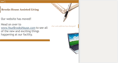 Desktop Screenshot of brookshouse-assistedliving.com